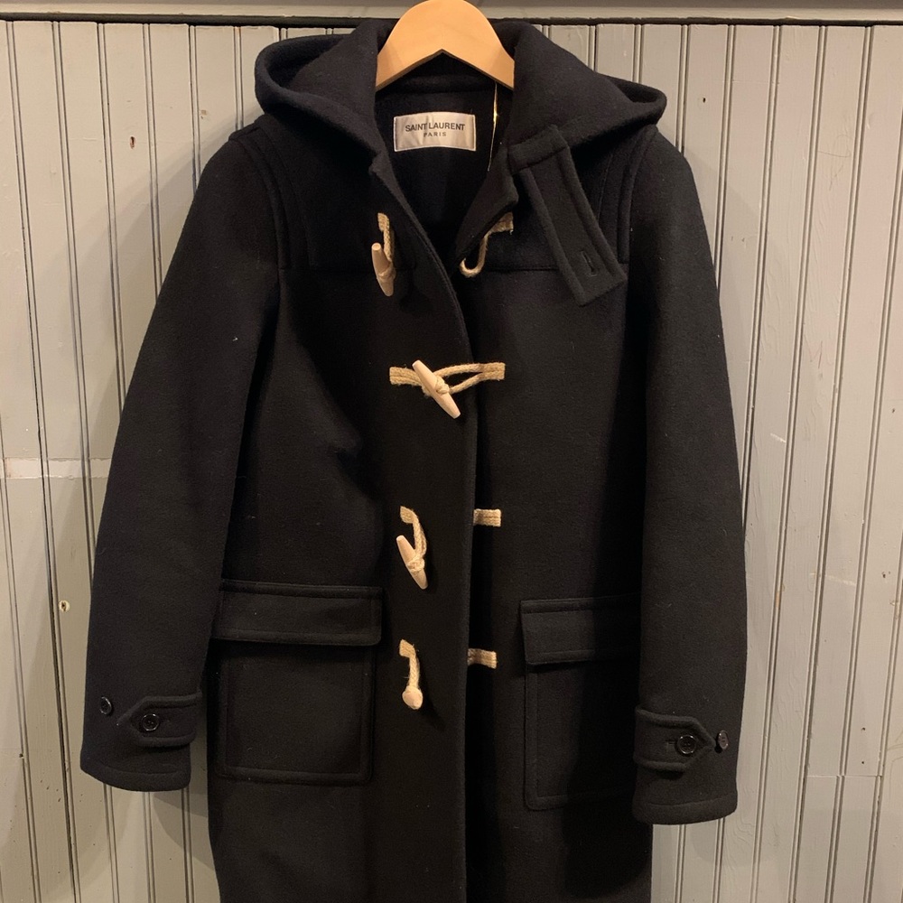St Laurent wool coat